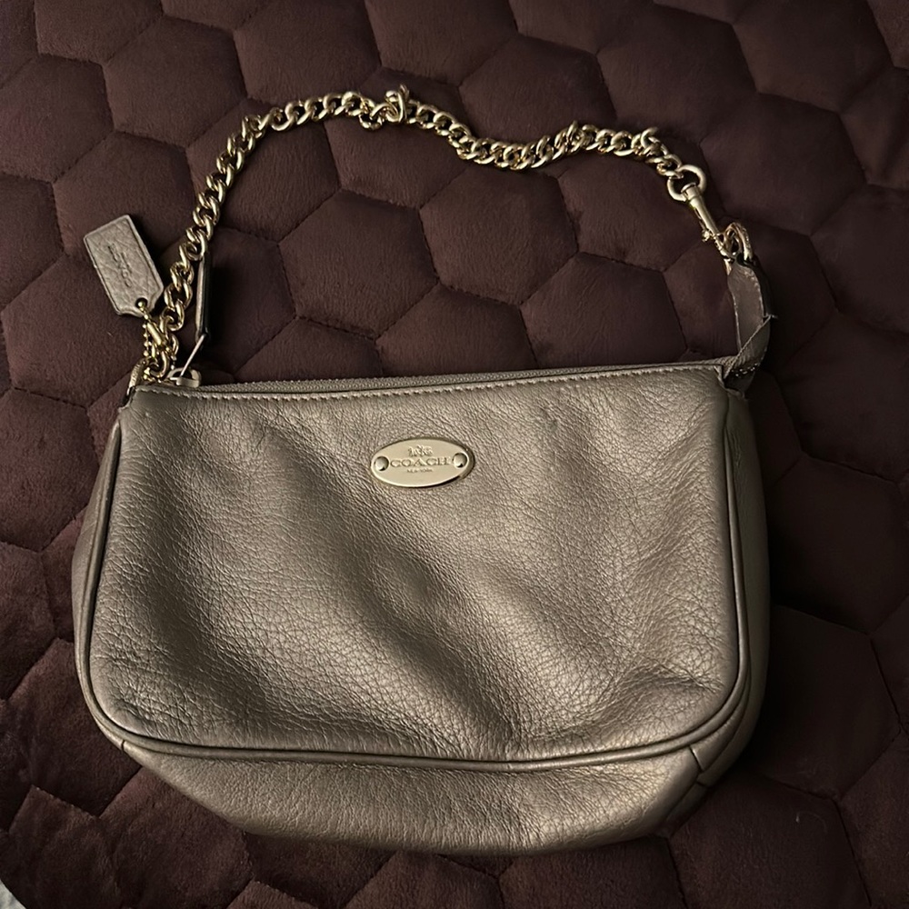 Mini bag with chain gold